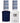 DND Duo - #583 Blue Amber / Soak-Off Gel Polish 0.5 oz. + Nail Lacquer 0.5 oz.