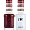 DND Duo - #676 Universal Red / Soak-Off Gel Polish 0.5 oz. + Nail Lacquer 0.5 oz.