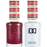 DND Duo - #677 Red Ombre / Soak-Off Gel Polish 0.5 oz. + Nail Lacquer 0.5 oz.