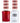 DND Duo - #689 Red Ribbons / Soak-Off Gel Polish 0.5 oz. + Nail Lacquer 0.5 oz.