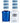 DND Duo - #694 Moon River Blue / Soak-Off Gel Polish 0.5 oz. + Nail Lacquer 0.5 oz.