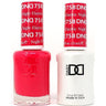DND Duo - #758 Electric / Soak-Off Gel Polish 0.5 oz. + Nail Lacquer 0.5 oz.