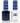 DND Duo - #761 Blue Mist / Soak-Off Gel Polish 0.5 oz. + Nail Lacquer 0.5 oz.