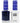 DND Duo - #762 Midnight / Soak-Off Gel Polish 0.5 oz. + Nail Lacquer 0.5 oz.