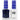 DND Duo - #762 Midnight / Soak-Off Gel Polish 0.5 oz. + Nail Lacquer 0.5 oz.