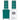 DND Duo - #791 Teal-Infine / Soak-Off Gel Polish 0.5 oz. + Nail Lacquer 0.5 oz.