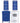 DND Duo - #794 Rock N Blue / Soak-Off Gel Polish 0.5 oz. + Nail Lacquer 0.5 oz.