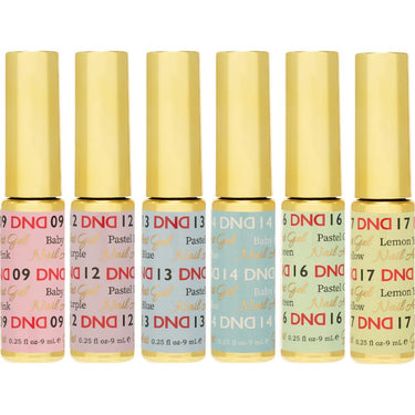 DND Gel Art Liner - Pastel #2 Set 6 Colors