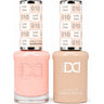 DND Hema Free Duo #010 / 1 Gel Lacquer 0.5 oz. + 1 Lacquer 0.5 oz. Matching Color
