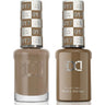 DND Hema Free Duo #017 / 1 Gel Lacquer 0.5 oz. + 1 Lacquer 0.5 oz. Matching Color
