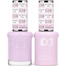 DND Hema Free Duo #038 / 1 Gel Lacquer 0.5 oz. + 1 Lacquer 0.5 oz. Matching Color