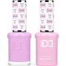 DND Hema Free Duo #044 / 1 Gel Lacquer 0.5 oz. + 1 Lacquer 0.5 oz. Matching Color