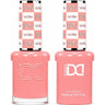 DND Hema Free Duo #052 / 1 Gel Lacquer 0.5 oz. + 1 Lacquer 0.5 oz. Matching Color