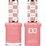 DND Hema Free Duo #053 / 1 Gel Lacquer 0.5 oz. + 1 Lacquer 0.5 oz. Matching Color