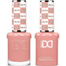 DND Hema Free Duo #054 / 1 Gel Lacquer 0.5 oz. + 1 Lacquer 0.5 oz. Matching Color