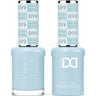 DND Hema Free Duo #099 / 1 Gel Lacquer 0.5 oz. + 1 Lacquer 0.5 oz. Matching Color