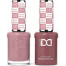 DND Hema Free Duo #107 / 1 Gel Lacquer 0.5 oz. + 1 Lacquer 0.5 oz. Matching Color