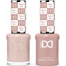 DND Hema Free Duo #111 / 1 Gel Lacquer 0.5 oz. + 1 Lacquer 0.5 oz. Matching Color