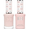 DND Hema Free Duo #157 / 1 Gel Lacquer 0.5 oz. + 1 Lacquer 0.5 oz. Matching Color