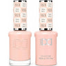 DND Hema Free Duo #163 / 1 Gel Lacquer 0.5 oz. + 1 Lacquer 0.5 oz. Matching Color