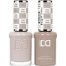 DND Hema Free Duo #186 / 1 Gel Lacquer 0.5 oz. + 1 Lacquer 0.5 oz. Matching Color