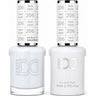 DND Hema Free Duo #206 / 1 Gel Lacquer 0.5 oz. + 1 Lacquer 0.5 oz. Matching Color