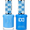 DND Hema Free Duo #212 / 1 Gel Lacquer 0.5 oz. + 1 Lacquer 0.5 oz. Matching Color