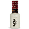 DND Mood Gel - Soak-Off Gel Polish - DND#02 Scarlet To Purple Red / 0.5 oz.
