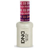 DND Mood Gel - Soak-Off Gel Polish - DND#22 Blushing To Purple Blush / 0.5 oz.