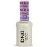 DND Mood Gel - Soak-Off Gel Polish - DND#31 Purple Pink To Lavender / 0.5 oz.