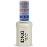 DND Mood Gel - Soak-Off Gel Polish - DND#33 Baby Blue To Blue Ink / 0.5 oz.