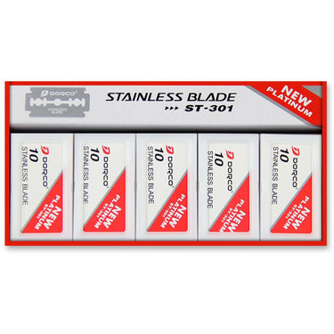 Dorco Platinum Double Edge Razor Blades / 100 Count