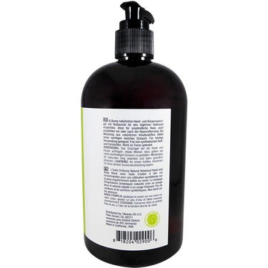 Dr. Bump Natural Botanical Hand and Body Wash / Tea Tree + Lemongrass / PRE-POST WAX CARE / Case of (8 Units) - 16 fl. oz. - 480 mL. Each
