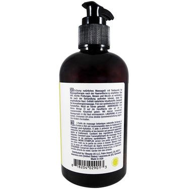 Dr. Bump Natural Botanical Massage Oil / Tea Tree + Lemongrass / AFTER WAX CARE / Case of (4 Units) - 8 fl. oz. - 236 mL. Each