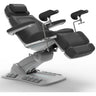 Dr. Mikaela II Grand 4-Motor Exam Chair + Stirrups / Rotates 240 Degrees / Black
