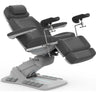 Dr. Mikaela II Grand 4-Motor Exam Chair + Stirrups / Rotates 240 Degrees / Dark Grey