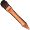Dual Ended Foundation Brush with Silicone Applicator - Rose Gold - 5.5" Long (139.7 mm) / Case of 12 Individually Wrapped
