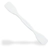 Dual Ended Plastic Spatula - White - 4" Long / 100 per Bag X 10 Bags = 1,000 Spatulas