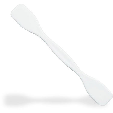 Dual Ended Plastic Spatula - White - 4" Long / 100 per Bag X 10 Bags = 1,000 Spatulas