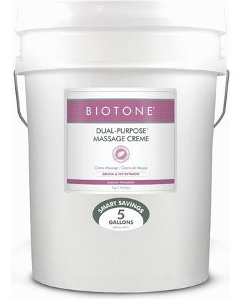 Dual Purpose Massage Cream / 5 Gallons by Biotone