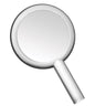 Dual Sided Hand Held Mirror - Clear - 1X - 5X Magnification / Pack of 18