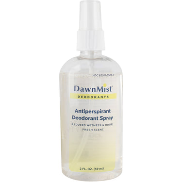 Dukal DawnMist Antiperspirant Deodorant Spray / Case of 48 Units, 2 oz. Each