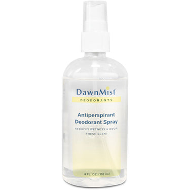 Dukal DawnMist Antiperspirant Deodorant Spray / Case of 48 Units, 4 oz. Each
