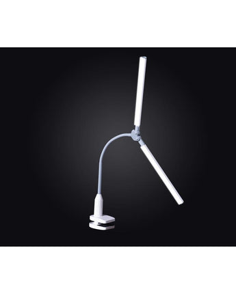 DuoPro Double Shade Clamp Lamp - LED Flexible Anti-Glare