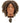 Dwayne Manikin - 6"-8" Brown 100% Human Hair - 10" Length When Straightened by Celebrity
