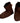 Eco-Fin™ Paraffin Alternative - Herbal Booties / Chocolate / Size Regular - Fits Up To Women's Size 10 - 1 Pair