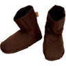 Eco-Fin&trade; Paraffin Alternative - Herbal Booties / Chocolate / Size Regular - Fits Up To Women's Size 10 - 1 Pair