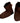 Eco-Fin&trade; Paraffin Alternative - Herbal Booties / Chocolate / Size Regular - Fits Up To Women's Size 10 - 1 Pair