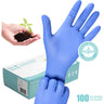 Eco Gloves Biodegradable Nitrile - Blue Violet - Large  / 1 Case = 10 Boxes of 100