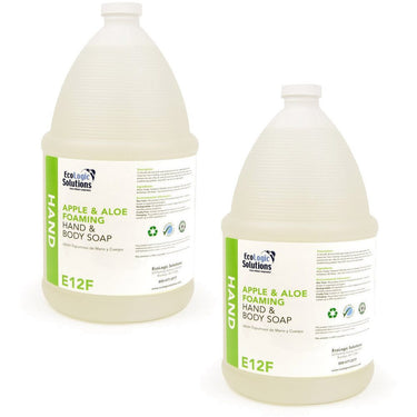 EcoLogic Solutions - Foaming Hand Soap with Aloe & Apple Fragrance / Case of (2) 1 Gallon Containers